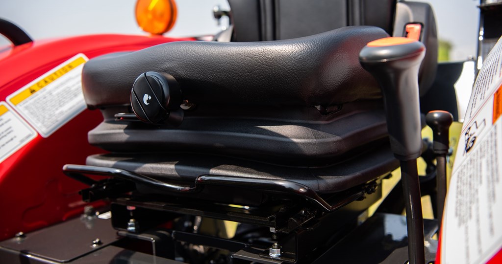 2. Comfortable suspension seat