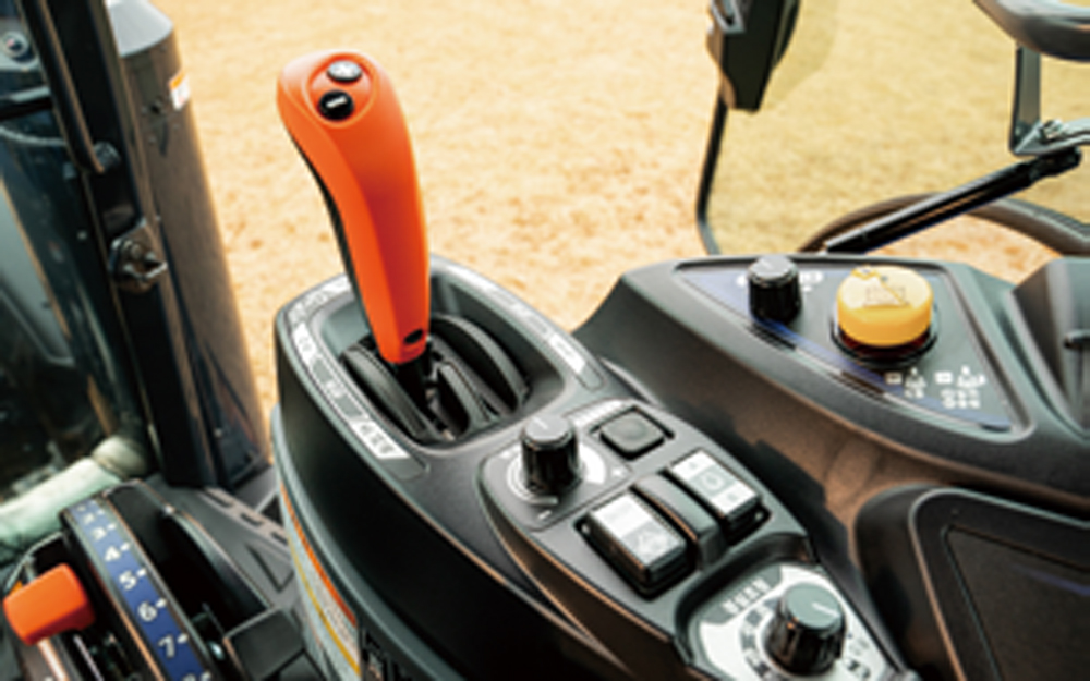  2. Main shift 8 range power shift